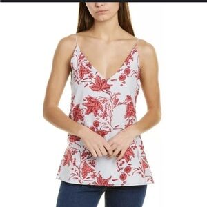 Club Monaco Floral Soft Printed Cami‎ Tank Top Size XL